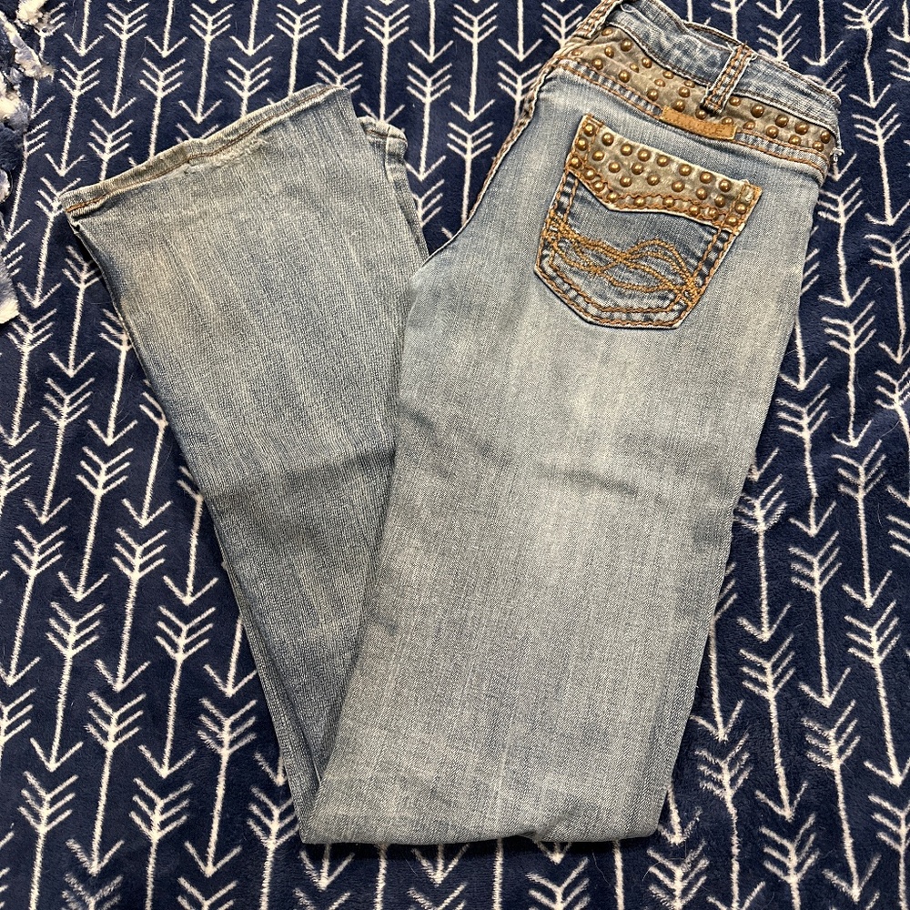 Cowgirl Tuff Studded Camo Jeans